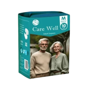 Carewell Adult Diaper Medium 10pcs | Sticker Type | Incontinence Care | Leak-Proof