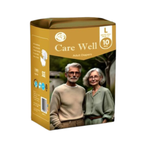 Carewell Adult Diaper Large 10pcs | Sticker Type | 12-Hour Leak-Proof Protection