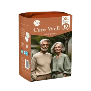 Carewell Adult Diaper Extra Large 10pcs | Sticker Type | 12-Hour Leak-Proof Protection