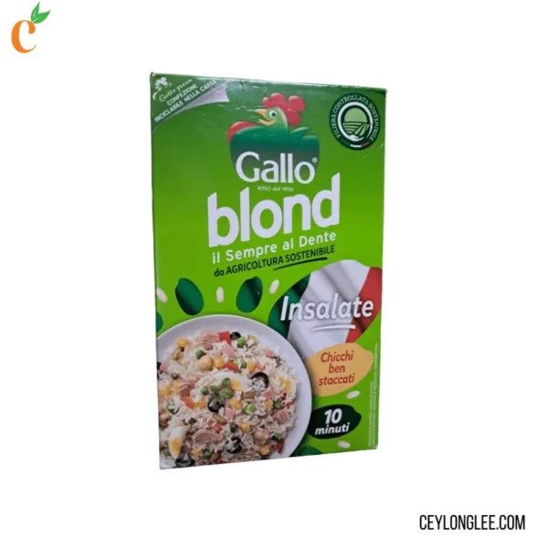 Gallo Blond Integrale 8 Minuti 500g | Quick-Cook Italian Rice | Sustainable Packaging