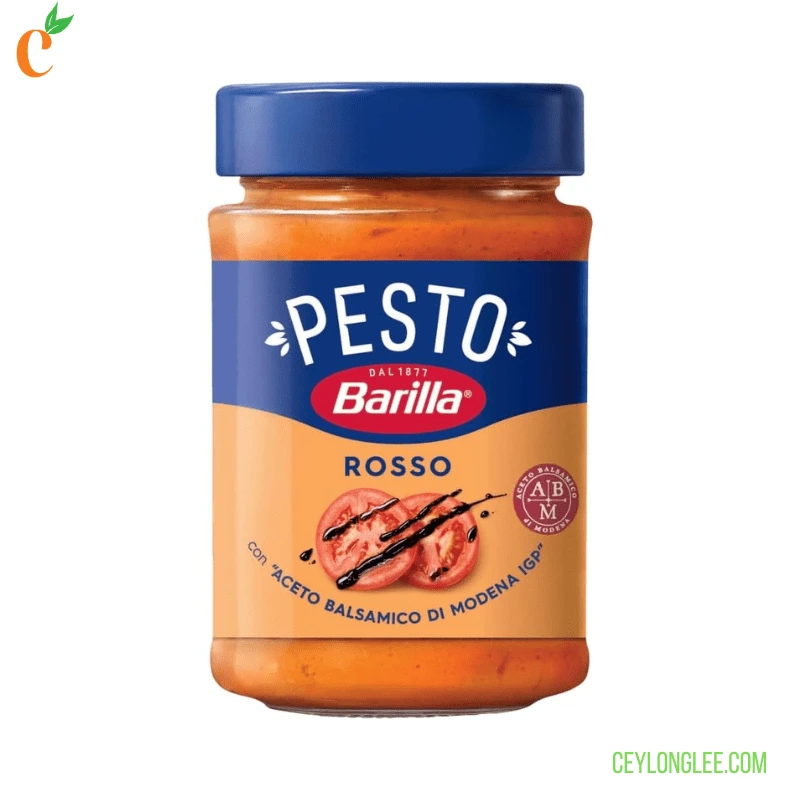 BARILLA PESTO ROSSO 200g BARILLA PESTO ROSSO 200g | Authentic Italian Sun-Dried Tomato Pesto for Pasta & Appetizers
