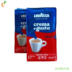 LAVAZZA CREMA E GUSTO 250g X4 | Premium Italian Coffee Blend for Espresso & Lattes