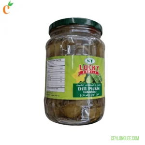 ST LUCKY FAMILY DILL PICKLE (GHORKIN) 680g | Crunchy, Tangy Gherkins for Burgers & Boards