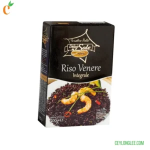 Riso Venere Integrale Delizie del Sole 500g | Italian Whole Grain Black Rice | Nutri-Score B