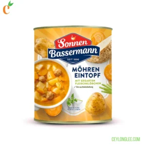 Sonnen Bassermann Möhren-Eintopf 800g | Authentic German Carrot Stew | Serves 2-3