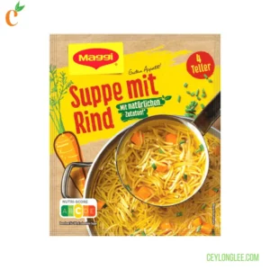 Maggi Guten Appetit Suppe mit Rind 1000ml | Authentic German Beef Soup | Serves 4