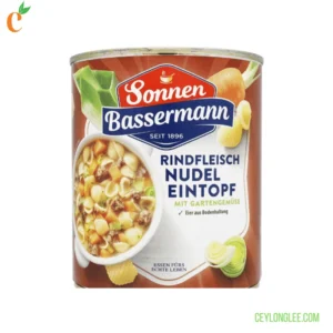 Sonnen Bassermann Rindfleisch-Nudel-Eintopf 800g | Authentic German Beef Stew | Serves 2-3