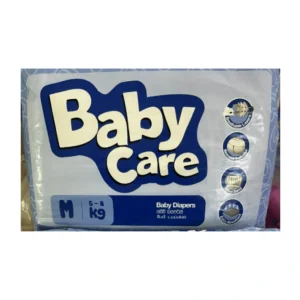 Baby Care Medium Tape Type Diapers 4 Pcs