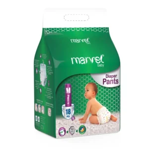 Marvel Baby Diaper Pants Medium 18pcs | Leak-Proof & Marvel-Themed