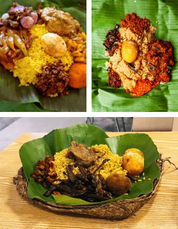 Traditional Sri Lankan Banana Leaf Meal | Order from CeylonEglee Today!